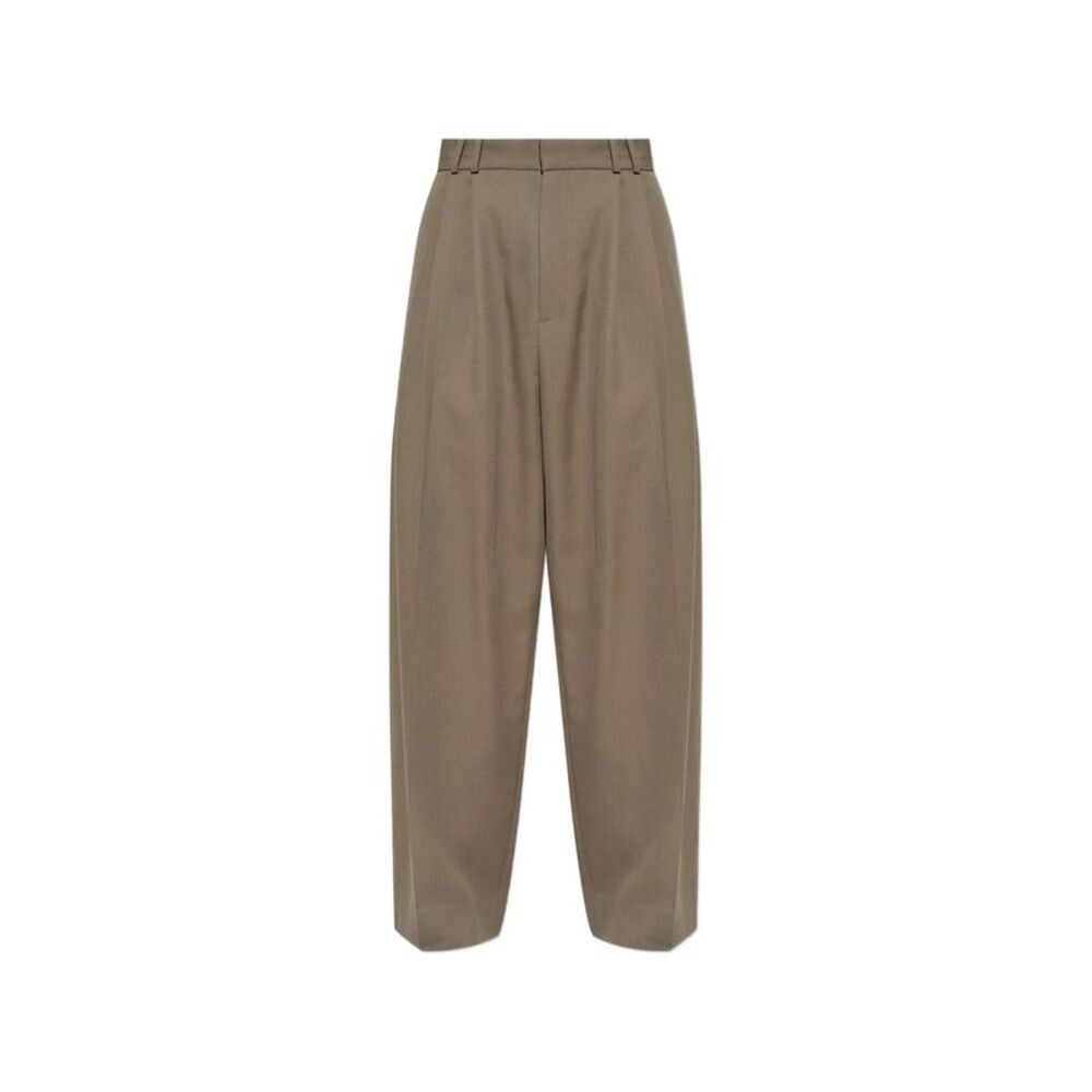 Studio Nicholson Brown Trousers - Wide-Leg Trousers Men